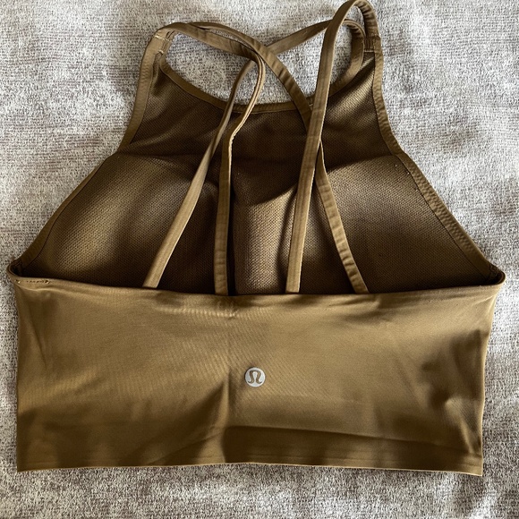 Lululemon Like a Cloud High-Neck Longline Bra B/C Cup - Artifact Size 6 - Picture 3 of 5